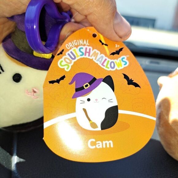 Set of 4 Halloween Squishmallow Clips Joldy, Cam, Wade, Karlie - Picture 3 of 5